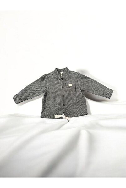 NANİCA Мъжка детска риза с райета за лято - с джоб