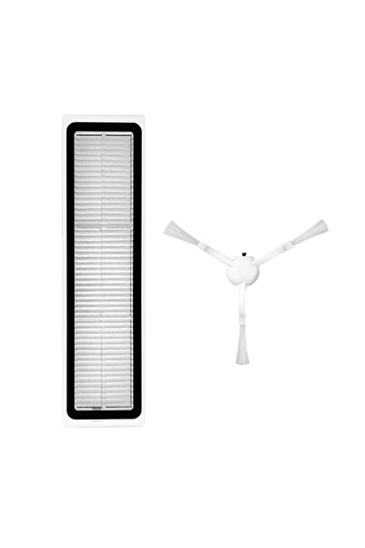 Mija Xiaomi Dreame D9 - مجموعة فلتر وفرشاة بديلة متوافقة مكونة من قطعتين