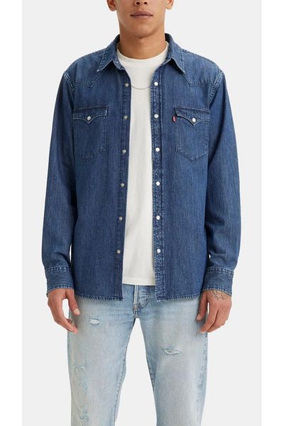 Levi's Ανδρικό πουκάμισο Navy Blue - Classic Standard Fit, Western 85745-0073