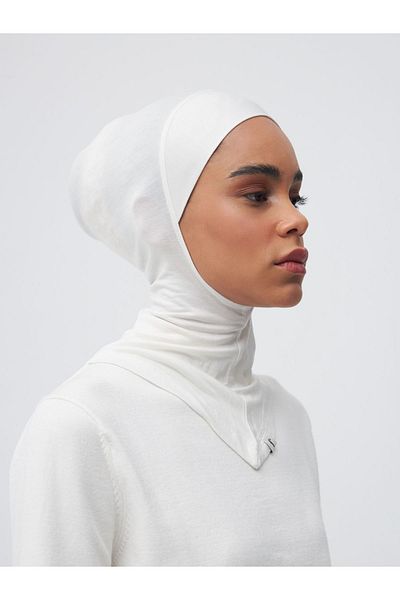 Femple Modest غطاء رأس كامل بلون عاجي