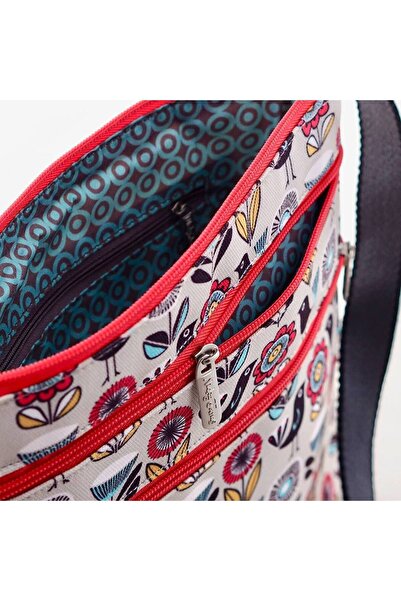 Nicky James Blackbirds Red Crossbody Bag