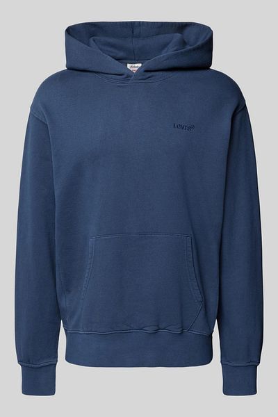 Levi's Ανδρικό φούτερ 'The Authentic' Navy Blue - Label-Stitching Modell A8435-0020