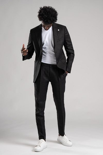 Sır SIR Regular Fit - Half Lined 100% Linen Suit
