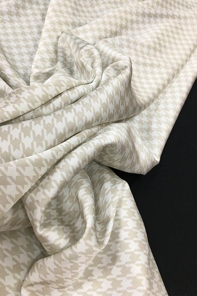 Yiğit Kumaş Soft Satin Patterned Thin Draped Fabric