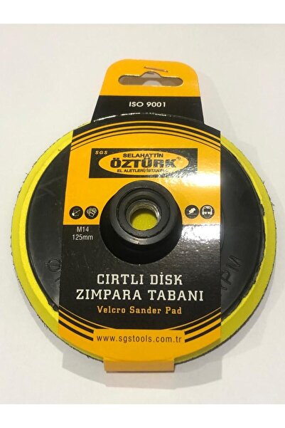 SGS CIRTLI DİSK ZIMPARA TABANI 125 MM