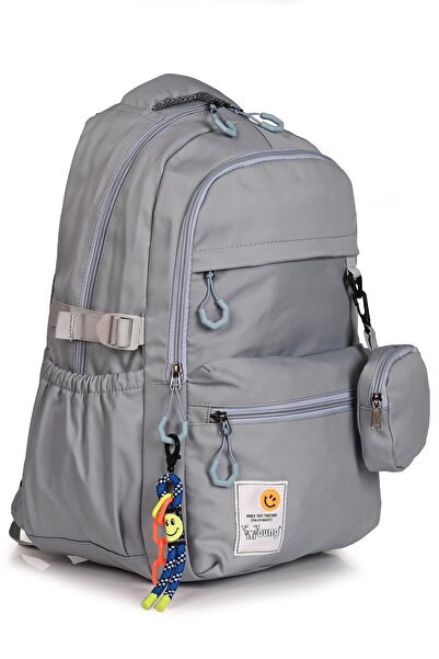 ÇÇS 51586 Модель унісекс сірий шкільний рюкзак - великий об'єм