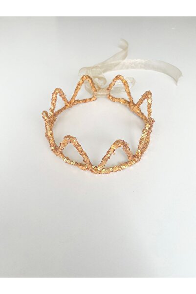 COOLMINIES تاج الملكة للفتيات - ترتر ذهبي دائري