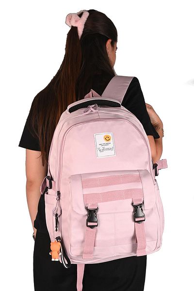 ÇÇS Young 51555 Pink School Backpack - Large Volume and Sweat Resistant