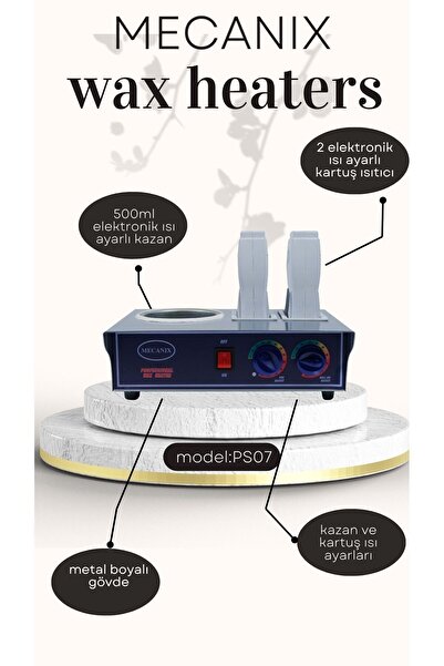 MECANIX Ps07 2 Kartuş 1 Kazan Kombine Sir Ağda Makinesi