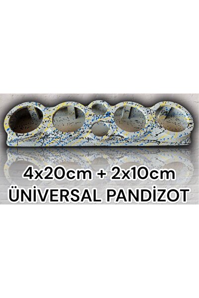 Oduncu Tuning Özel Boyalı Gri Üniversal Pandizot (4X20CM 2X10) Midrange Uyumlu
