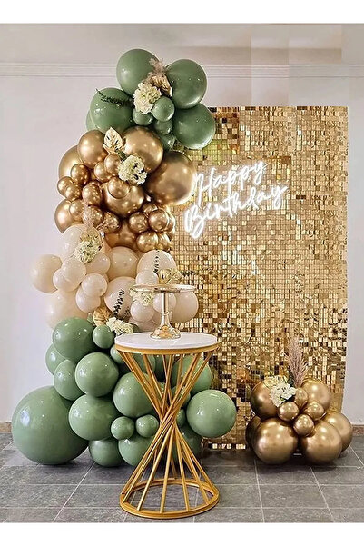 aşkın concept 60 Balonlu 30 Küf Yeşili 15 Krom Gold 15 Deniz Kumu Pastel Ten ...