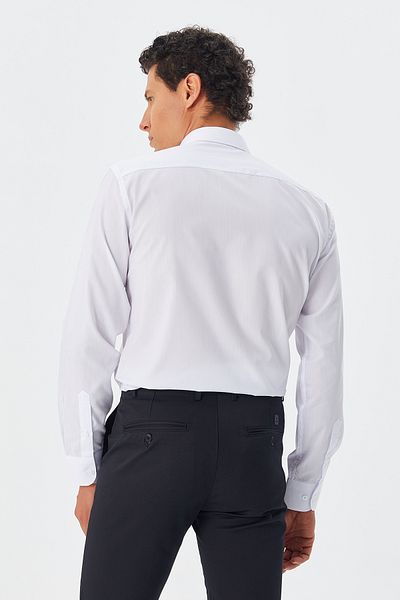ModaPlaza Ανδρικό πουκάμισο με μανίκια Slimfit 1064