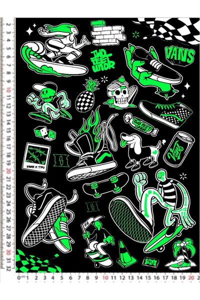 Phoenix WANS X TWO KAY KAY MOTORCYCLE HELMET LEPTOP CABINET STICKER STICKER ASSORTMENT