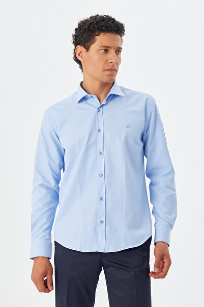 ModaPlaza Чоловіча сорочка з довгими рукавами Slimfit 2144