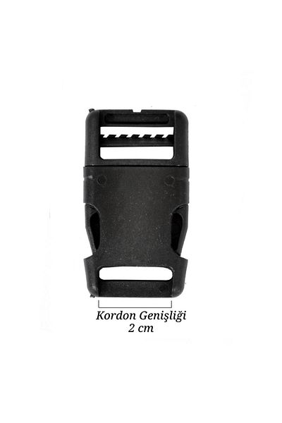 X-Perk Plastic Bag Buckle Clip Adjustable Buckle Snap Locking Buckle Backpack Buckle Apparatus Set of 5