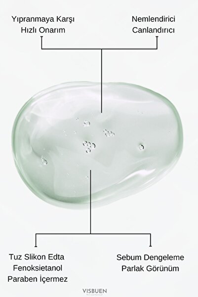 Visbuen Oleik Asit 14 Doğal Aktifli Yıpranmış Ve Işlem Görmüş Saçlar Için Onarıcı Bakım Şampuanı Oa