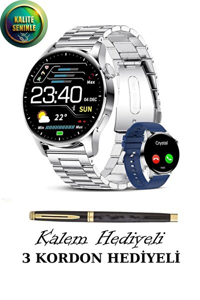 KALİTESENİNLE Akıllı Saat Özel Tasarım Watch 4 Premium Akıllı Saat