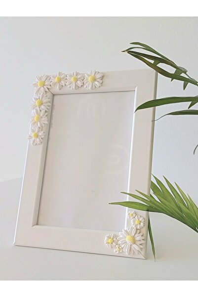 CREATİVESHOP Özel Tasarım Papatya Detaylı Resim Çerçevesi