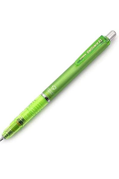 Zebra Delguard Transparent Green 0.5mm Versatil Pen