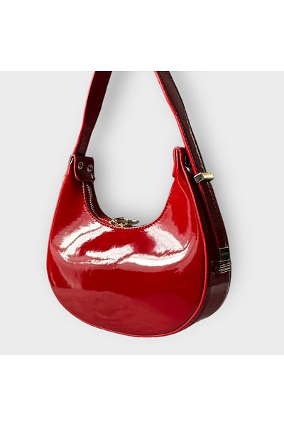 wearme Geantă de umăr pentru femei Glory din piele lacuită