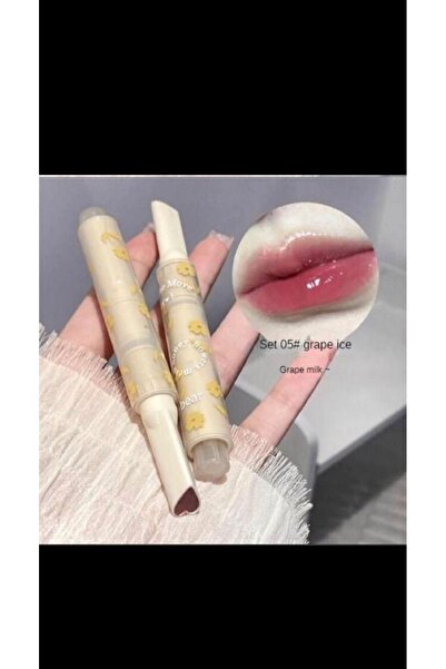 ABETE Kore Tarzı Florette Jelly Lipstick Kalpli Ruj 5 Numara