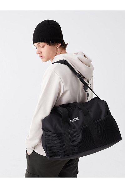 LC Waikiki LCW ACCESSORIES Ανδρική αθλητική τσάντα - Κείμενο τυπωμένο