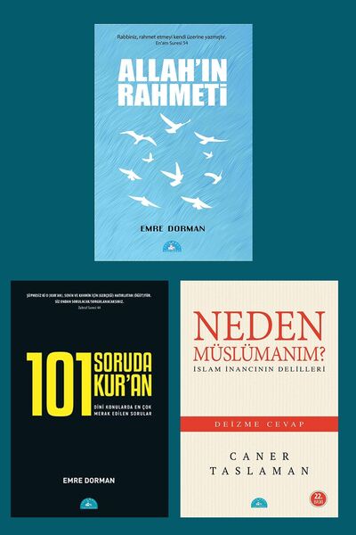 İstanbul Yayınevi Allah’ın Rahmeti - 101 Soruda Kur’an - Neden Müslümanım 3 Kitap Set