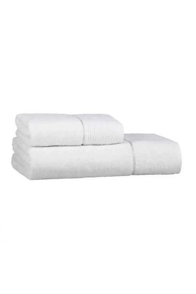 Sarev Set de baie turceasca prosop alb 50*90 cm si 90*150 cm