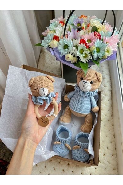 Damla Amigurumi 3lu Ayicik Set