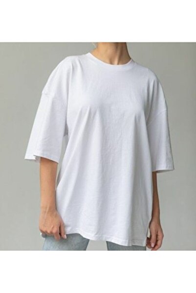THE WHITE Tricou alb oversize