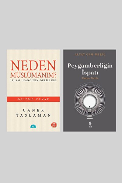 İstanbul Yayınevi Neden Müslümanım? - Peygamberliğin Ispatı Haber Delili 2 Kitap Set