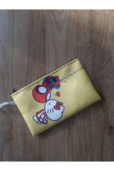 owl bag Спайдермен і Кіті Закохані Жовтий Візерунок Калаемлік - Гаманець