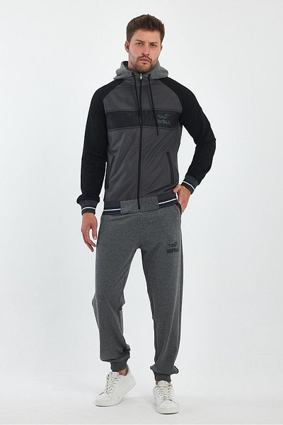 ESPİNA Hooded Men's Sports Tracksuit Set