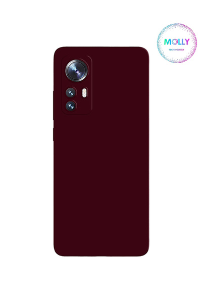 Molly جراب سيليكون مخملي داخل سائل الكرز الفاسد لهاتف Xiaomi Redmi Note 12S