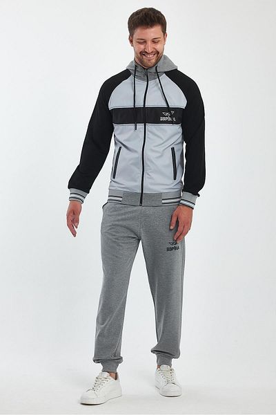 ESPİNA Hooded Men's Sports Tracksuit Set