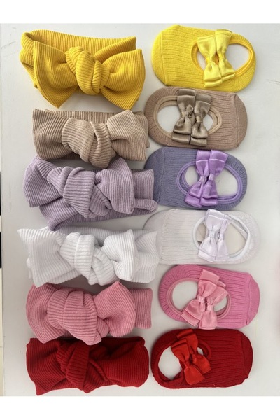 eymwes طقم باندانا وباليرينا مكون من 12 قطعة للفتيات الصغيرات والأطفال