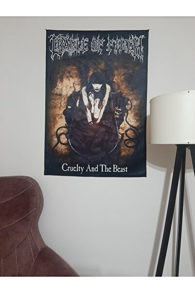 owl bag Cradle of filth - سجادة حائط بتصميم منقوش على شكل وحش وحش