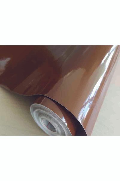TASARIM TABELA Cabinet Covering Foil Glossy Brown 120X50Cm