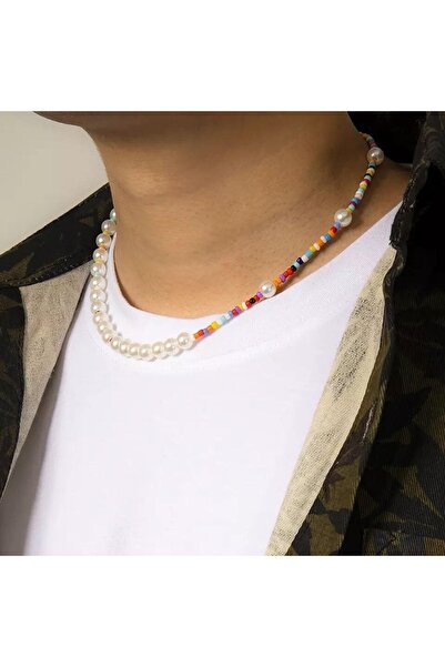 muptejewelry Mupten Freesh Yaz Kreasyonu Inci Ve Boncuk Unisex Kolye