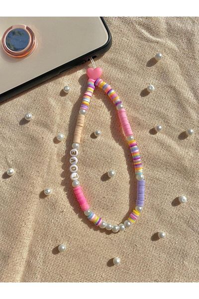 Moshi Design Fimo Beaded Phone Strap Phone Charm