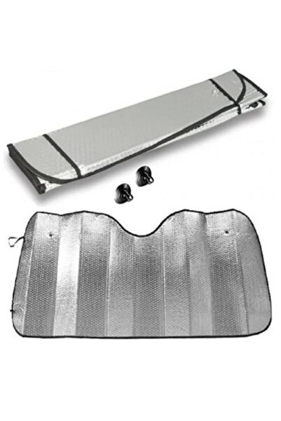 AUTO LUXURY 130X60 cm Standart Araba güneşliği oto güneşlik Metalize balonlu ...
