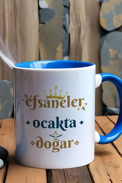 Hedizu Legends Are Born in the Hob Mug Cup Blue Capricorn Sign Birthday Gift