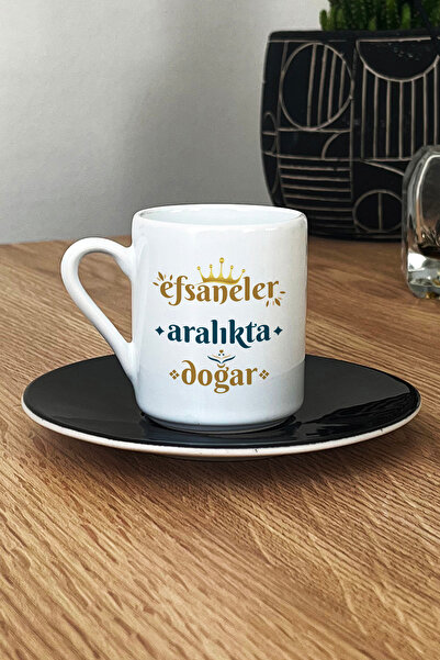 Hedizu Legends Are Born in December Turkish Coffee Cup Black Bow Sign Birthda...