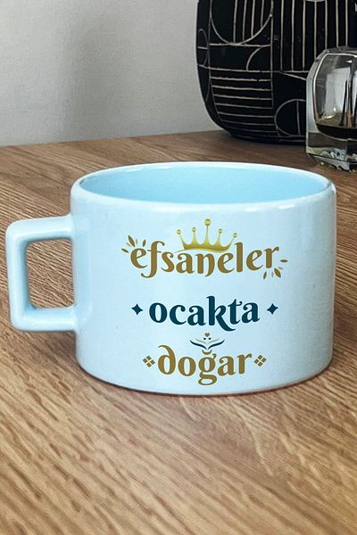 Hedizu Legends Are Born in the Hob Pastel Cup Blue Capricorn Sign Birthday Gift