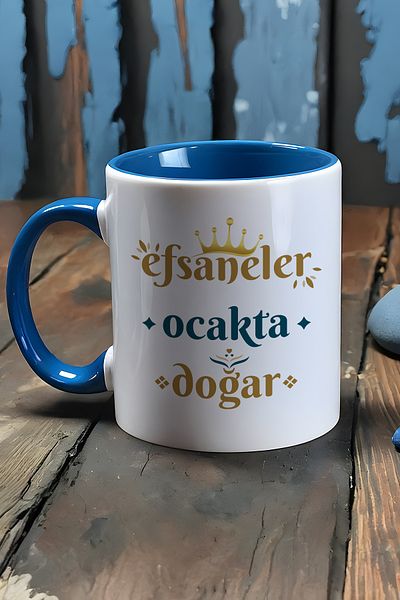 Hedizu Legends Are Born in the Hob Mug Cup Blue Capricorn Sign Birthday Gift