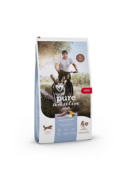 Mera Pure Sensitive Grain Free Dog Food Taze Ringa Balıklı Tahılsız Yetişkin Köpek Maması 12,5 Kg