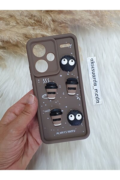 Aksesuarda Moda حافظة سيليكون متوافقة مع هاتف XIAOMI REDMI Note 13 PRO PLUS