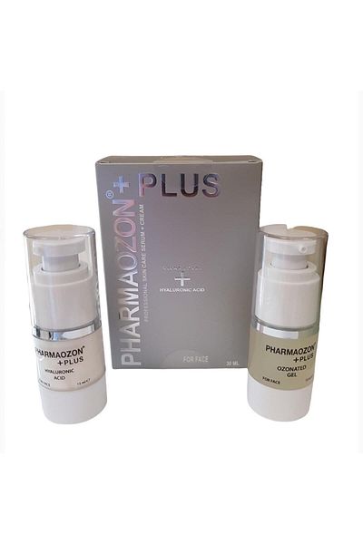 PHARMAOZON Plus Cream Hyaluronic Acid Ozone Skin Serum 15 ml Anti-Aging Care Cream
