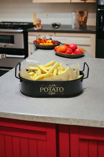 EVSTYLE Mini Oval Potato & Chips Presentation Holder