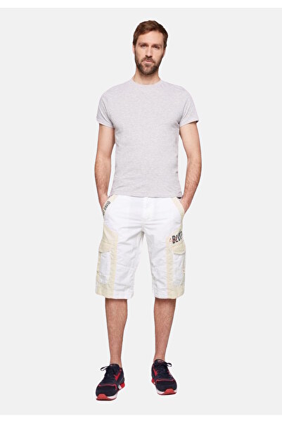 Camp David Normale Formunda Bantlar, Baskılar ve Çıkartmalarla Birlikte Şort Patenci Şortları